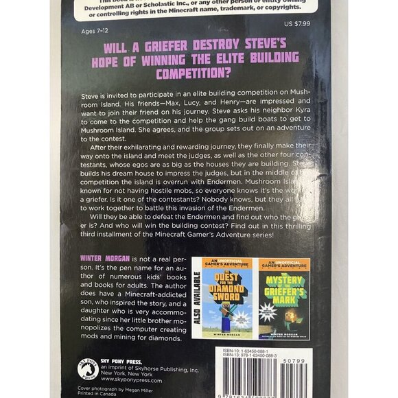 The Endermen Invasion: An Unofficial Gamers Adventure Book Three By Winter Morga - Picture 5 of 7